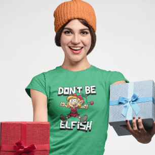 Kerstmis met grappige citaat voor vrouwen t-shirt