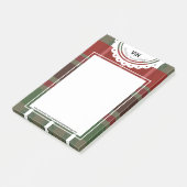 Kerstmis met Green Red Initiaal Business Post-it® Notes (Schuin)