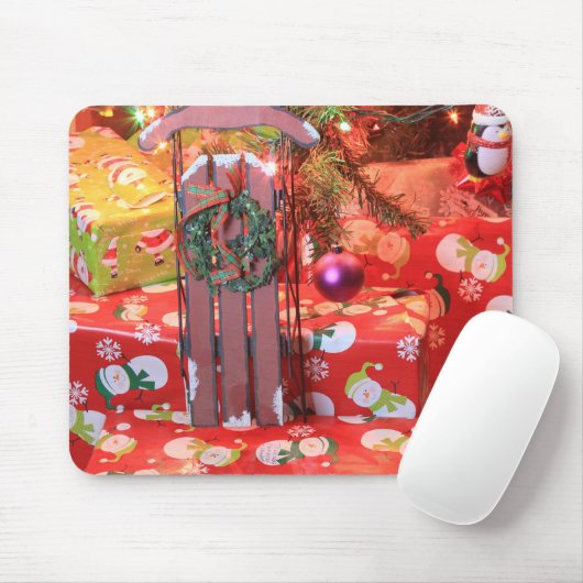 Kerstmis met grote Muismat (Met muis)