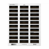 Kerstmis met Hemels Goud Etiket (Full Sheet)