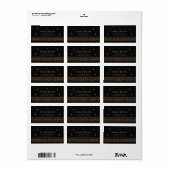 Kerstmis met Hemels Goud Etiket (Full Sheet)