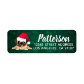 Kerstmis met het label Retour (Voorkant)