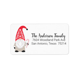 Kerstmis met het label Return Address Label