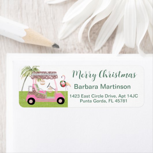 Kerstmis met het thema "Return" Etiket (Insitu)