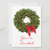 Kerstmis met Hoefijzers uitnodiging (Voorkant)