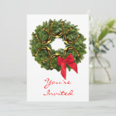 Kerstmis met Hoefijzers uitnodiging (Staand voorkant)