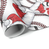 Kerstmis met honkbal, met kerstmis cadeaupapier (Rol Hoek)
