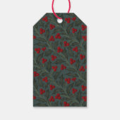 Kerstmis met Hulstbessen Cadeaulabel (Achterkant)