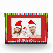 Kerstmis met jaarlijkse foto van favoriete familie (Voorkant)