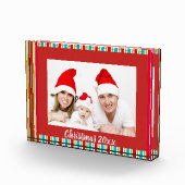 Kerstmis met jaarlijkse foto van favoriete familie (Rechts)