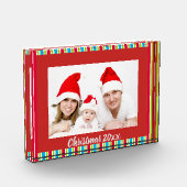 Kerstmis met jaarlijkse foto van favoriete familie (Links)