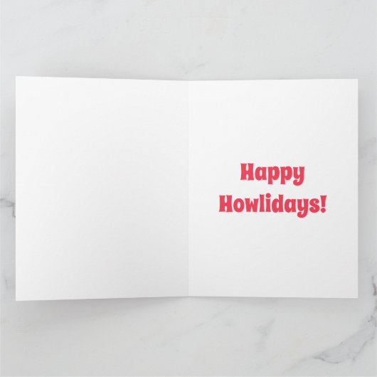 Kerstmis met Jingle Paws en Boxer Dog Joy Kaart (Binnen)