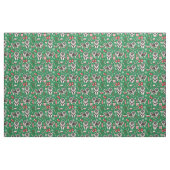 kerstmis met keeshond stof (Fat Quarter)
