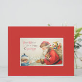 Kerstmis met  kerst feestdagenkaart (Staand voorkant)