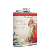 Kerstmis met  kerst heupfles (Rechts)