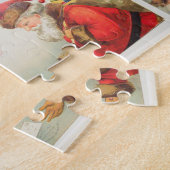 Kerstmis met  kerst legpuzzel (Zijkant)