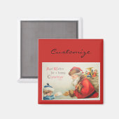 Kerstmis met  kerst magneet (Voorkant / Achterkant)