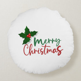 Kerstmis met kerst rond kussen