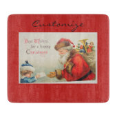 Kerstmis met  kerst snijplank (Voorkant)