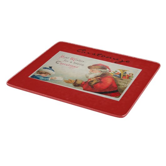 Kerstmis met  kerst snijplank (Hoek)