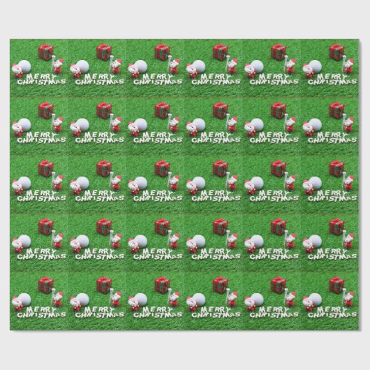 Kerstmis met kerstbal en t-shirt cadeaupapier (Vlak)