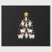 Kerstmis met kerstbomen met kerstbomen met een sch cadeaupapier (Vlak)