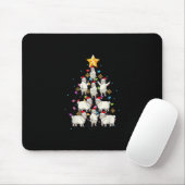 Kerstmis met kerstbomen met kerstbomen met een sch muismat (Met muis)