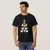 Kerstmis met kerstbomen met kerstbomen met een sch t-shirt (Voorkant volledig)
