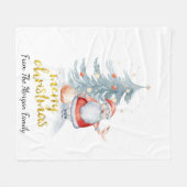 Kerstmis met kerstboom fleece deken (Voorkant (Horizontaal))
