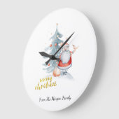 Kerstmis met kerstboom  grote klok (Hoek)