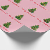 Kerstmis met Kerstboom inpakpapier (Hoek)