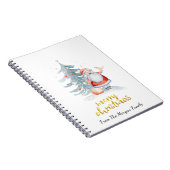 Kerstmis met kerstboom notitieboek (Rechterzijde)