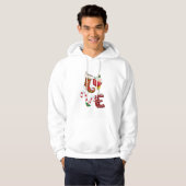 Kerstmis met kerstcadeaus hoodie (Voorkant volledig)