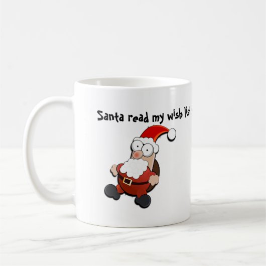 Kerstmis met kerstcadeaus koffiemok (Links)