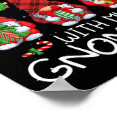 Kerstmis met kerstcadeaus van mijn gnomen poster (Hoek)