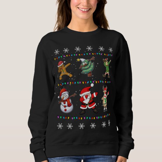 Kerstmis met kerstcadeaus voor kerstkerstkerstkers trui (Voorkant)