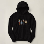 Kerstmis met kerstcadeautjes hoodie (Design voorkant)