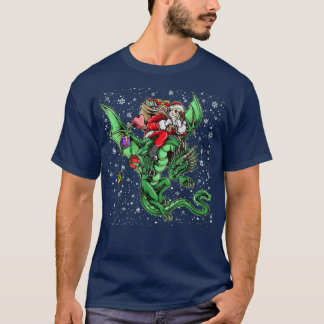 Kerstmis met kerstcadeautjes Mannen met kerstmis T-shirt