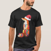 Kerstmis met kerstcadeautjes met kerstmis t-shirt (Voorkant)