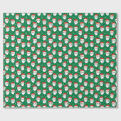 Kerstmis met kerstfeestdagen cadeaupapier (Vlak)