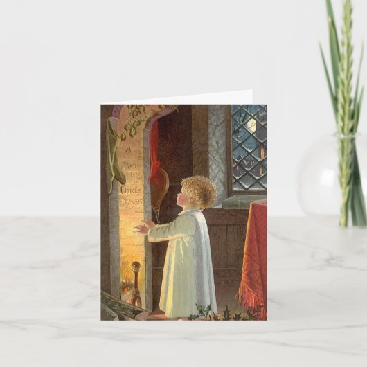 Kerstmis met Kerstkaart Bedankkaart (Voorkant)