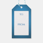 Kerstmis met kerstkerstkerstmis cadeaulabel (Achterkant)