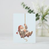 Kerstmis met kerstkerstkerstmis feestdagenkaart (Staand voorkant)