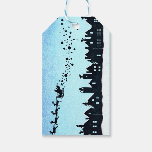 Kerstmis met kerstLABELS Cadeaulabel (Voorkant)