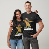 Kerstmis met kerstlampjes met kerstmis t-shirt (Unisex)