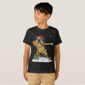Kerstmis met kerstlampjes met kerstmis t-shirt (Voorkant volledig)