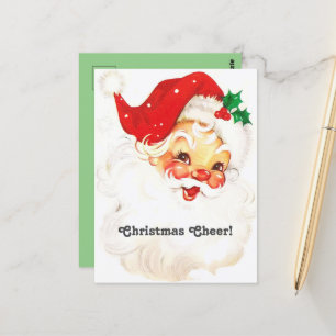 Kerstmis met  kerstman briefkaart