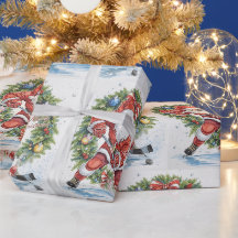 Kerstmis met Kerstman hockeyen
