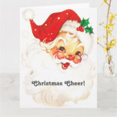 Kerstmis met  kerstman kaart (Gele Bloem)