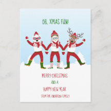 Kerstmis met Kerstman, Rudolph, Ijsbeer